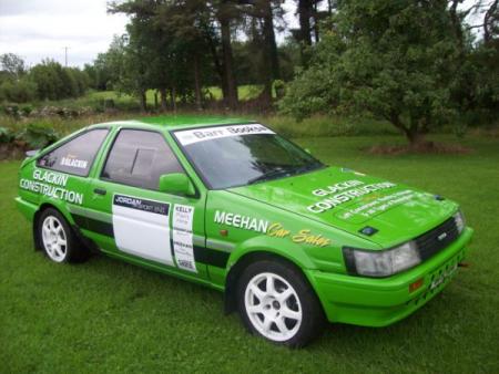 toyota corolla rally car. For Sale: Toyota Corolla R.W.D